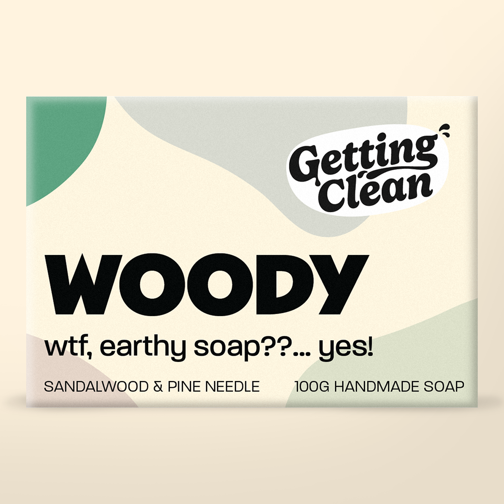 WOODY: SANDALWOOD & PINE NEEDLE SOAP