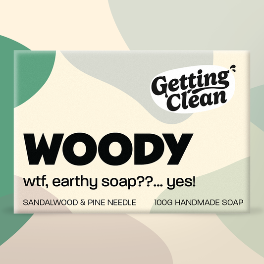 WOODY: SANDALWOOD & PINE NEEDLE SOAP