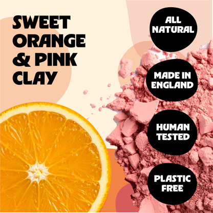 PIFFY WHIFFY: SWEET ORANGE & PINK CLAY SOAP